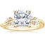 18K Yellow Gold Arden Diamond Ring (1/6 ct. tw.), smalltop view