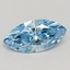 0.44 Ct. Fancy Vivid Blue Marquise Lab Grown Diamond