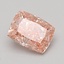 1.05 Ct. Fancy Vivid Pink Cushion Lab Grown Diamond