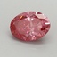 0.66 Ct. Fancy Vivid Red Oval Lab Grown Diamond
