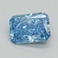 1.45 Ct. Fancy Vivid Blue Radiant Lab Grown Diamond