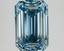 1.65 Ct. Fancy Vivid Blue Emerald Lab Grown Diamond