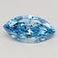 1.52 Ct. Fancy Vivid  Blue Marquise Lab Grown Diamond