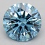 1.40 Ct. Fancy Vivid  Blue Round Lab Grown Diamond