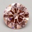 2.50 Ct. Fancy Intense Pink Round Lab Grown Diamond