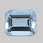 11.1x9.0mm  Blue  Emerald   Aquamarine