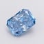 1.07 Ct. Fancy Vivid Blue Radiant Lab Grown Diamond