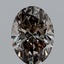 2.29 Ct. Fancy Vivid Blue Oval Lab Grown Diamond