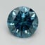 1.98 Ct. Fancy Vivid Malibu Blue Round Lab Grown Diamond