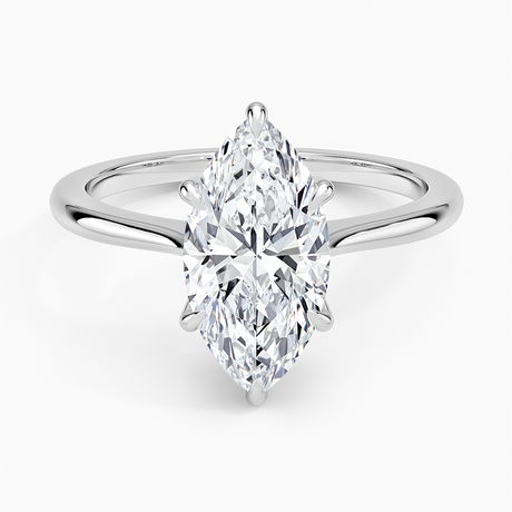 Solitaire Engagement Ring - Elle
