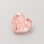 0.42 Ct. Fancy Intense  Pink Heart Lab Grown Diamond