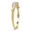 The Gretchen Ring, smalltop view on a hand