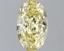0.92 Ct. Fancy Yellow Oval Lab Grown Diamond