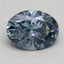 1.50 Ct. Fancy Intense Blue Oval Lab Grown Diamond