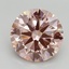 3.01 Ct. Fancy Light Pink Round Lab Grown Diamond