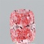 1.59 Ct. Fancy Vivid Pink Cushion Lab Grown Diamond