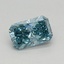 0.40 Ct. Fancy Vivid Blue Radiant Lab Grown Diamond