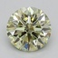 1.07 Ct. Fancy Intense  Green Round Lab Grown Diamond