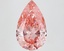 7.01 Ct. Fancy Vivid Pink Pear Lab Grown Diamond