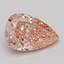 1.62 Ct. Fancy Vivid Pink Pear Lab Grown Diamond