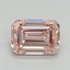 3.17 Ct. Fancy Intense Pink Emerald Lab Grown Diamond