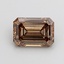 1.07 Ct. Light Brown Emerald Lab Grown Diamond