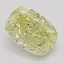 0.90 Ct. Fancy Yellow Cushion Diamond
