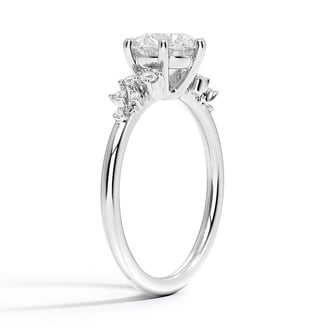 Custom Tapering Diamond Ring