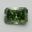 2.44 Ct. Fancy Vivid Green Radiant Lab Grown Diamond