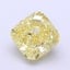 2.13 Ct. Fancy  Yellow Cushion Lab Grown Diamond