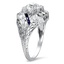 The Nelle Ring, smalltop view on a hand