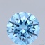 1.93 Ct. Fancy Vivid Blue Round Lab Grown Diamond