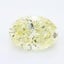 0.71 Ct. Fancy Yellow Oval Lab Grown Diamond