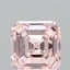3.13 Ct. Fancy Intense Pink Asscher Lab Grown Diamond
