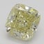 3.02 Ct. Fancy Yellow Cushion Diamond