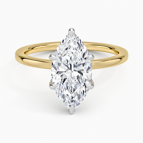 Mixed Metal Lumiere Diamond Ring