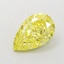 3.68 Ct. Fancy Intense Yellow Pear Lab Grown Diamond