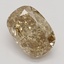 1.11 Ct. Fancy Yellowish Brown Cushion Diamond