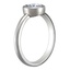 Delicate Full Bezel Ring, smallside view