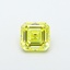 1.04 Ct. Fancy Intense  Yellow Asscher Lab Grown Diamond