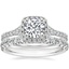 18K White Gold Luxe Joy Diamond Ring (3/8 ct. tw.) with Sienna Diamond Ring (1/2 ct. tw.)