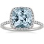 18K White Gold Waverly Halo Diamond Ring (1/2 ct. tw.), smalltop view