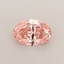 0.38 Ct. Fancy Intense  Pink Oval Lab Grown Diamond