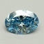 2.00 Ct. Fancy Vivid Blue Oval Lab Grown Diamond