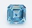2.55 Ct. Fancy Vivid  Blue Asscher Lab Grown Diamond
