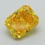 2.42 Ct. Fancy Vivid Yellow Radiant Lab Grown Diamond