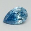 1.55 Ct. Fancy Vivid Blue Pear Lab Grown Diamond
