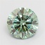 2.00 Ct. Fancy Vivid Green Round Lab Grown Diamond