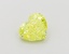 1.22 Ct. Fancy Vivid  Yellow Heart Lab Grown Diamond