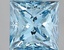 3.04 Ct. Fancy Vivid Blue Princess Lab Grown Diamond